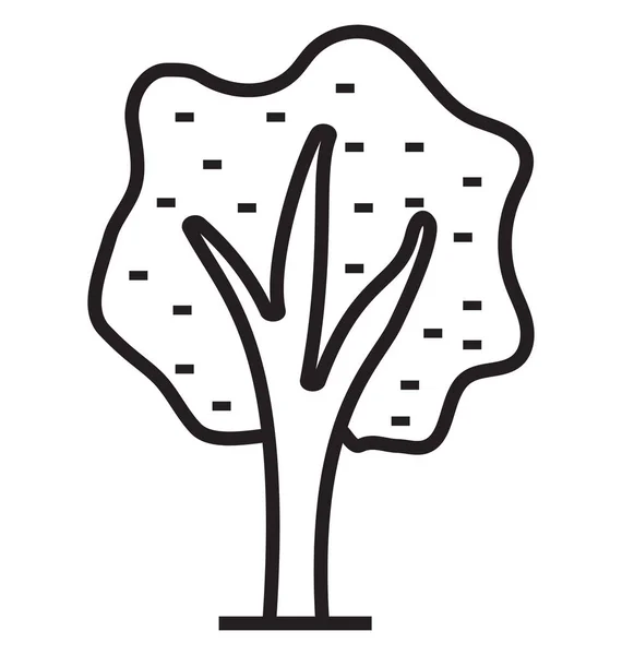 Θάμνος Δέντρο Απομονωμένες Διάνυσμα Εικονίδιο Που Μπορεί Εύκολα Τροποποιηθεί Επεξεργαστείτε — Διανυσματικό Αρχείο