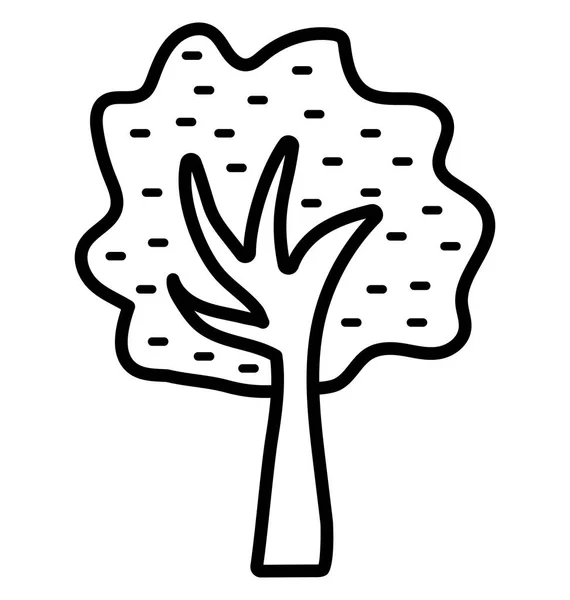 Θάμνος Δέντρο Απομονωμένες Διάνυσμα Εικονίδιο Που Μπορεί Εύκολα Τροποποιηθεί Επεξεργαστείτε — Διανυσματικό Αρχείο