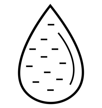 Damlacık izole vektör kolayca değiştirilebilir veya Düzenle simgesini