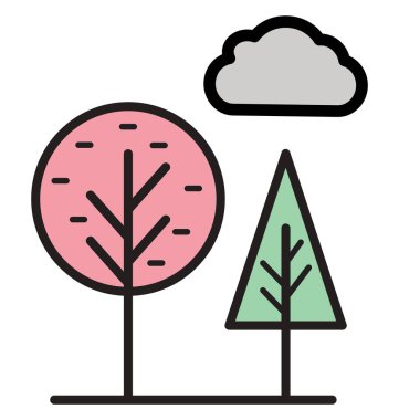 Çevre izole vektör kolayca değiştirilebilir veya Düzenle simgesini