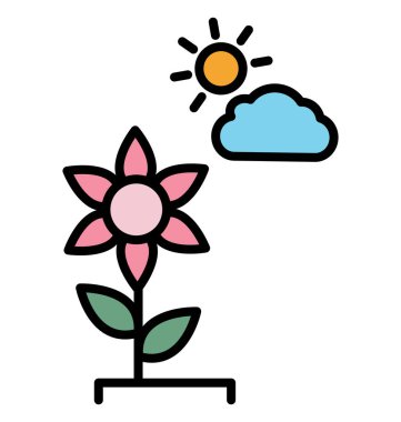 Klorofil izole vektör kolayca değiştirilebilir veya Düzenle simgesini