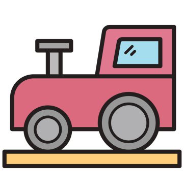 Jeep izole vektör kolayca değiştirilebilir veya Düzenle simgesini