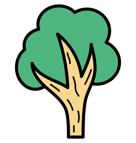 Δέντρο Απομονωμένες Διάνυσμα Εικονίδιο Που Μπορεί Εύκολα Τροποποιηθεί Επεξεργαστείτε — Διανυσματικό Αρχείο