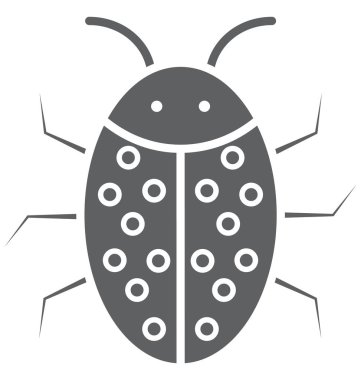 Uğur böceği izole vektör kolayca değiştirilebilir veya Düzenle simgesini