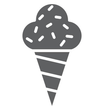 Buz koni izole vektör kolayca değiştirilebilir veya Düzenle simgesini