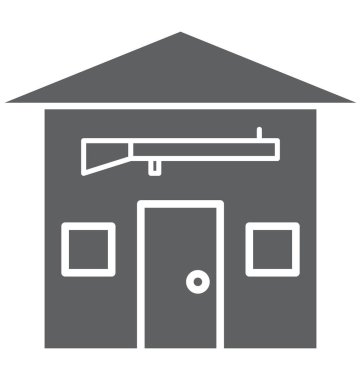 Atış poligonu izole vektör kolayca değiştirilebilir veya Düzenle simgesini