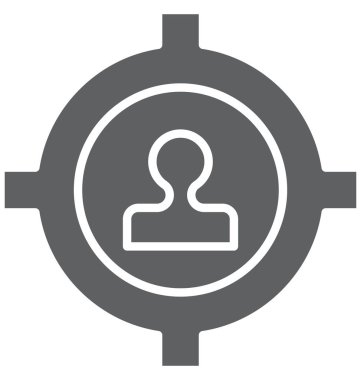 Hedef izole vektör kolayca değiştirilebilir veya Düzenle simgesini