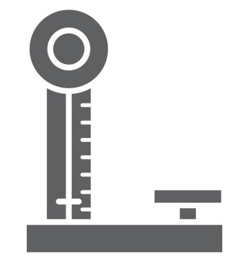 Ölçek izole vektör simge kolayca değiştirilebilir veya düzenlediğiniz tartım