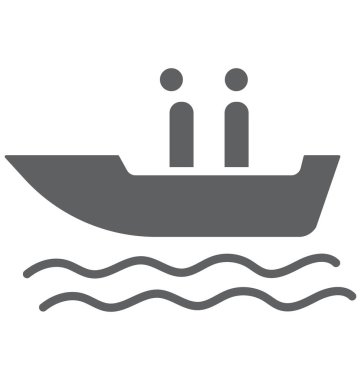 Tekne izole vektör kolayca değiştirilebilir veya Düzenle simgesini