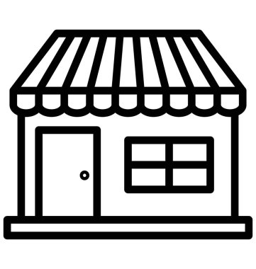 Pazar hat izole vektör simgesi olduğunu kolayca değiştirilebilir veya düzenleme