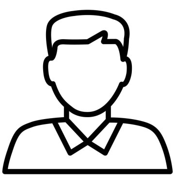 Öğretmen hattı izole vektör simgesi olduğunu kolayca değiştirilebilir veya düzenleme