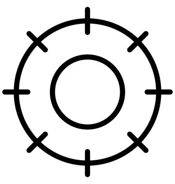 Cankurtaran hattı izole vektör simgesi olduğunu kolayca değiştirilebilir veya düzenleme