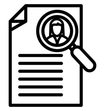 CV hat izole vektör simgesi olduğunu kolayca değiştirilebilir veya düzenleme