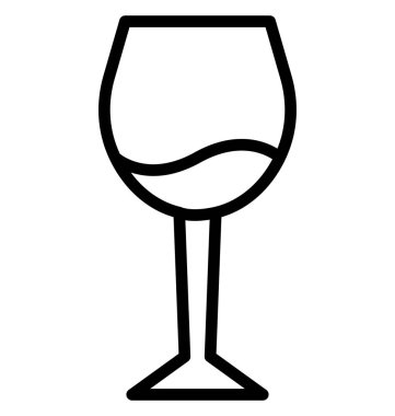 Kolayca değiştirilebilir veya düzenleme cam izole vektör simgesi