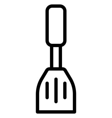 Kolayca değiştirilebilir veya düzenleme kepçe kap izole vektör simgesi