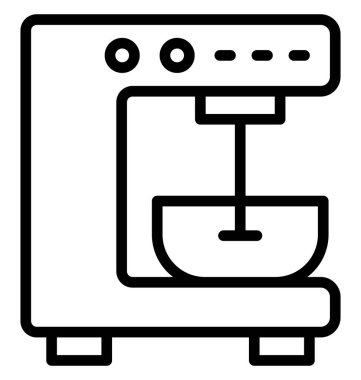 Kolayca değiştirilebilir veya düzenleme yumurta çırpıcı izole vektör simgesi