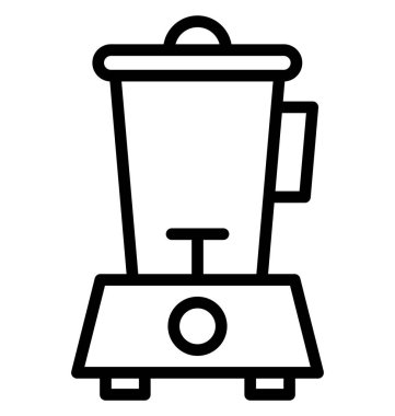 Kolayca değiştirilebilir veya düzenleme meyve sıkacağı izole vektör simgesi