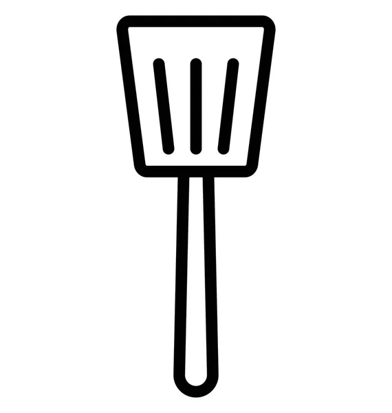 Spatula Isolated Vector Icon Which Can Easily Modified Edit — Stock Vector