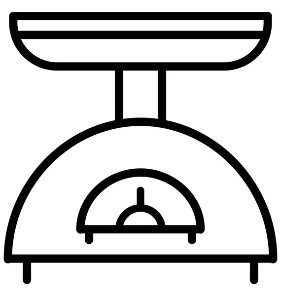 Icône Vecteur Isolé Échelle Cuisine Qui Peut Être Facilement Modifiée — Image vectorielle