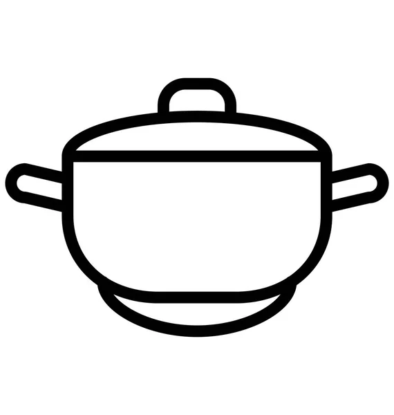茶壶隔离矢量图标 可以很容易地修改或编辑 — 图库矢量图片
