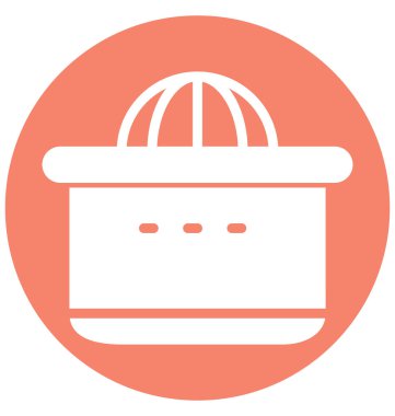 Kolayca değiştirilebilir veya düzenleme limon sıkacağı izole vektör simgesi