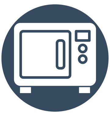 Kolayca değiştirilebilir veya düzenleme fırın izole vektör simgesi