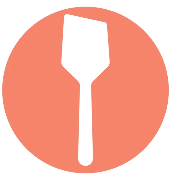 Spatula Isolated Vector Icon Which Can Easily Modified Edit — Stock Vector