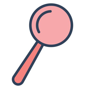 Kolayca değiştirilebilir veya düzenleme tava izole vektör simgesi