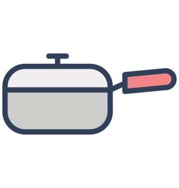 Kolayca değiştirilebilir veya düzenleme pişirme izole vektör simgesi