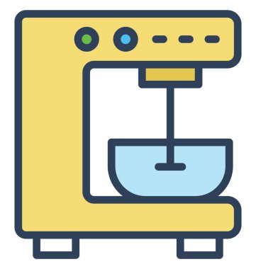 Kolayca değiştirilebilir veya düzenleme yumurta çırpıcı izole vektör simgesi