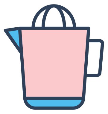 Kolayca değiştirilebilir veya düzenleme limon sıkacağı izole vektör simgesi