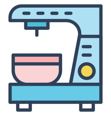 Kolayca değiştirilebilir veya düzenleme kahve makinesi izole vektör simgesi