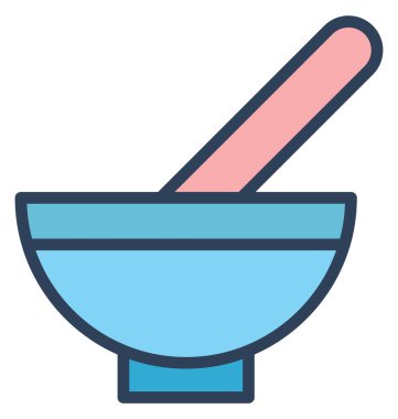 Kolayca değiştirilebilir veya düzenleme çorba izole vektör simgesi