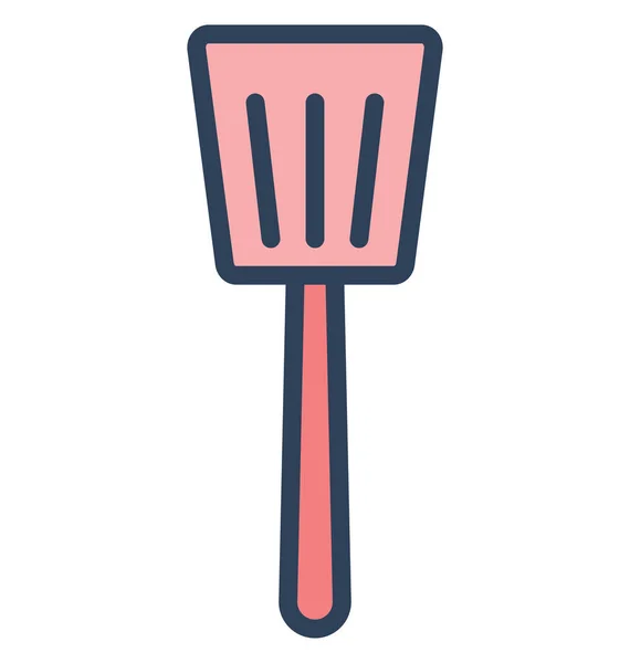 Spatula Isolated Vector Icon Which Can Easily Modified Edit — Stock Vector