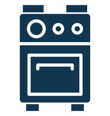 Kolayca değiştirilebilir veya düzenleme aralığı izole vektör simgesi pişirme