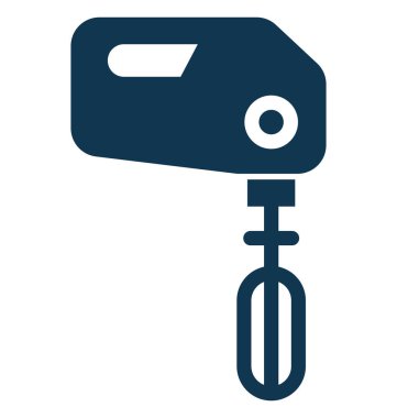 Kolayca değiştirilebilir veya düzenleme yumurta çırpıcı izole vektör simgesi