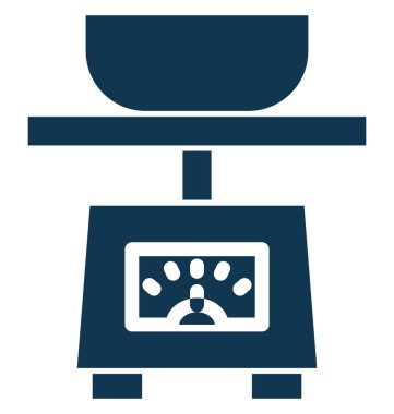 Kolayca değiştirilebilir veya düzenleme mutfak ölçek izole vektör simgesi