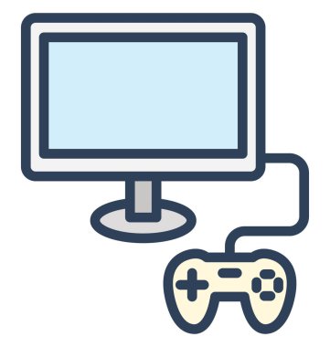 Bilgisayar, bilgisayar aygıt izole vektör simgesi olduğunu kolayca birinde düzenlenip boyutu veya değişikliğin.