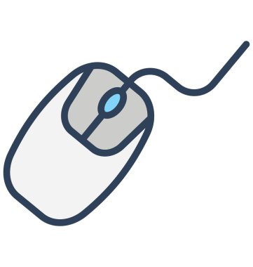 Bilgisayar donanım, izole vektör simgesi olduğunu kolayca herhangi bir boyut düzenlenemez veya değiştirilme tarihi bilgisayar fare.