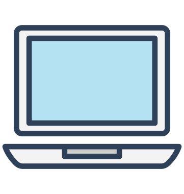 Dizüstü, izole vektör simgesi olduğunu kolayca herhangi bir boyut düzenlenemez veya değiştirilme tarihi dizüstü bilgisayar.