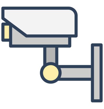 CCTV, cctv kamera izole vektör simgesi olduğunu kolayca herhangi bir boyut düzenlenemez veya değiştirilme tarihi.