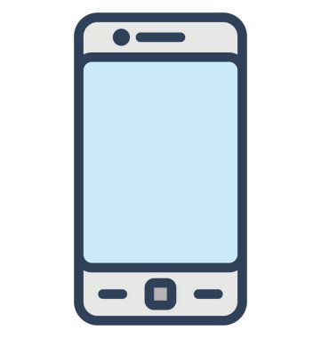 Cep telefonu, cep telefonu izole vektör simgesi olduğunu kolayca herhangi bir boyut düzenlenemez veya değiştirilme tarihi.