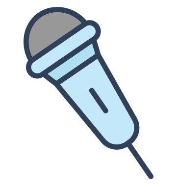 Mikrofon, mikrofon izole vektör simgesi olduğunu kolayca herhangi bir boyut düzenlenemez veya değiştirilme tarihi.