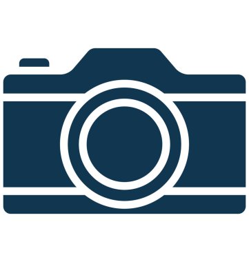 Kamera, izole vektör simgesi olduğunu kolayca herhangi bir boyut düzenlenemez veya değiştirilme tarihi dijital kamera.