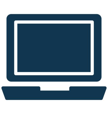 Dizüstü, izole vektör simgesi olduğunu kolayca herhangi bir boyut düzenlenemez veya değiştirilme tarihi dizüstü bilgisayar.