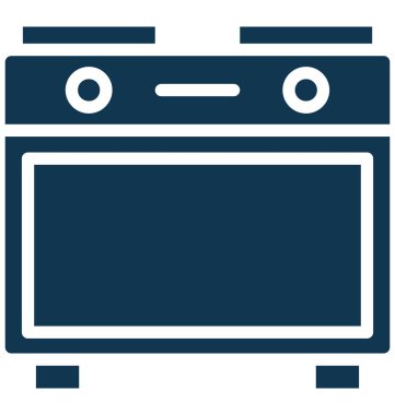 Brülör fırın, izole vektör simgesi olduğunu kolayca herhangi bir boyut düzenlenemez veya değiştirilme aralığı pişirme.