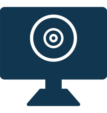 Görüntülemek, kolayca herhangi bir boyut düzenlenmiş veya değişikliğin izole vektör simge ekran.