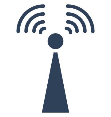 İletişim Kulesi, izole vektör simgesi olduğunu kolayca herhangi bir boyut düzenlenemez veya değişiklik sinyali Kulesi.