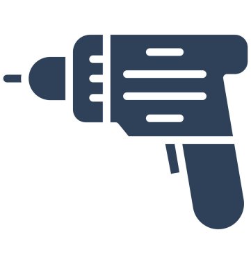 Marangozluk, İnşaat Aracı kolayca herhangi bir boyut düzenlenmiş veya değiştirilen izole vektör simgesini.