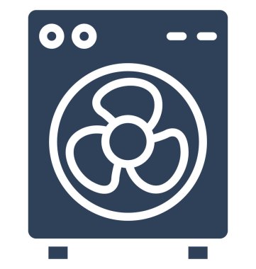 Kasa fanı, soğutucu izole vektör simgesi olduğunu kolayca herhangi bir boyut düzenlenemez veya değiştirilme tarihi bilgisayar.